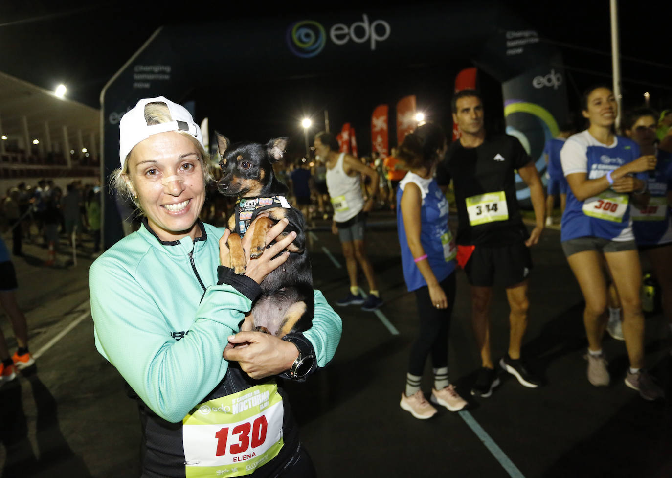 La carrera nocturna de Gijón, en imágenes