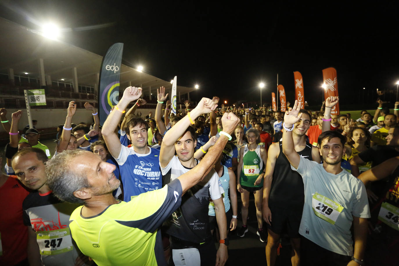 La carrera nocturna de Gijón, en imágenes