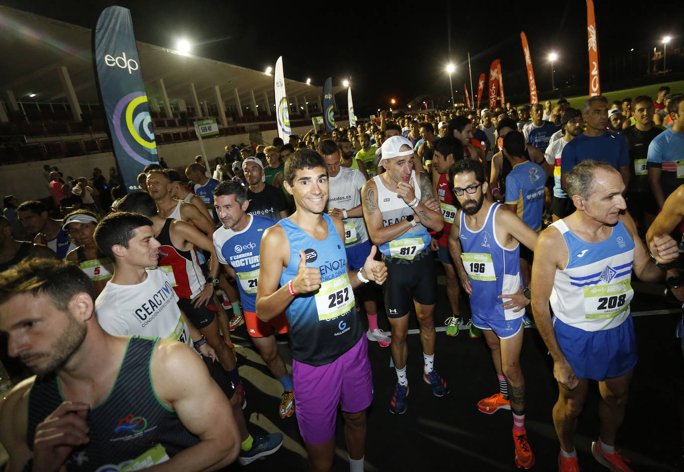 La carrera nocturna de Gijón, en imágenes