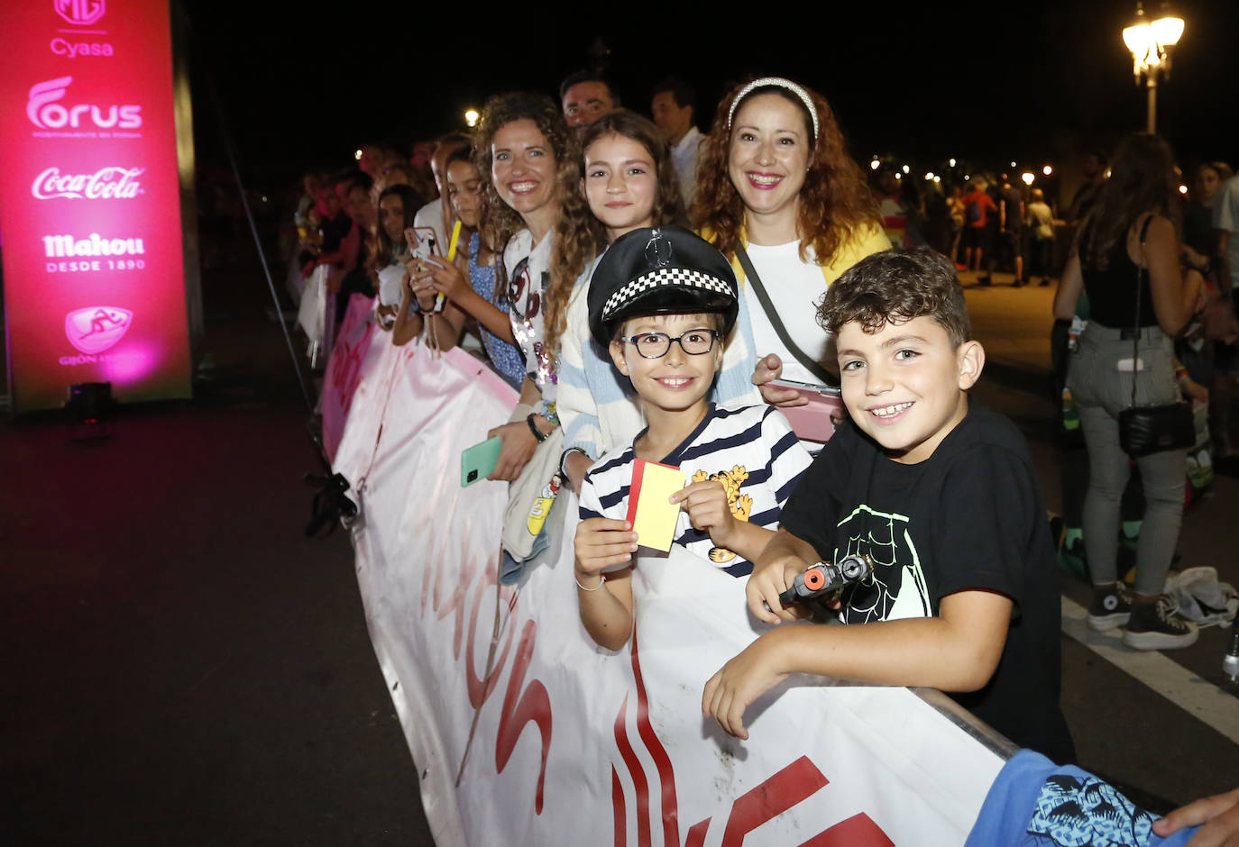 La carrera nocturna de Gijón, en imágenes