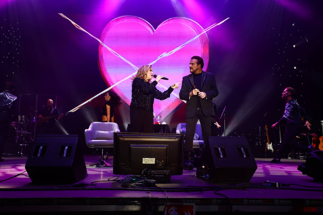 El concierto de Pimpinela en San Mateo, en imágenes