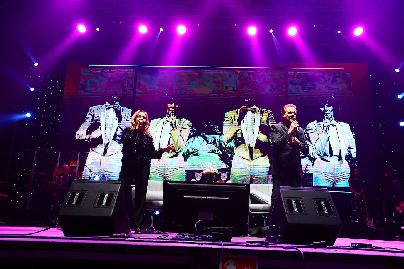 El concierto de Pimpinela en San Mateo, en imágenes