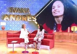 Ivana Andrés y Ana Rosa Quintana, en el programa 'TardeAR'.