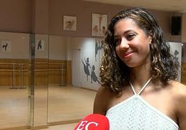 La bailarina gijonesa.