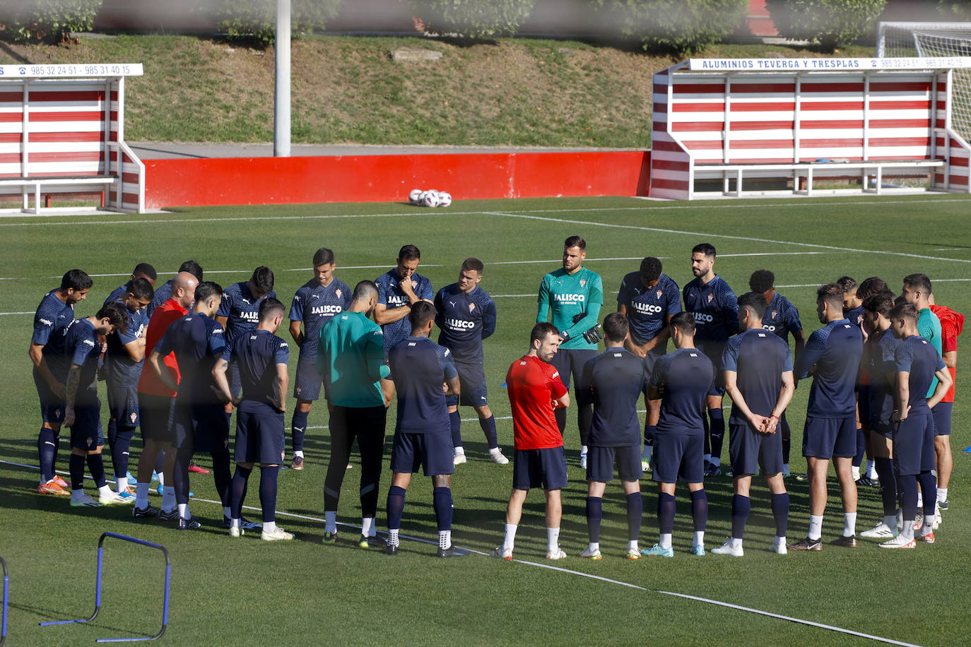 Entrenamiento del Sporting (19/09/2023)
