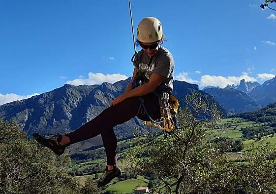 Olga Blazquez, responsable de un proyecto que busca indagar sobre las relaciones y la diversidad sexual en el montañismo