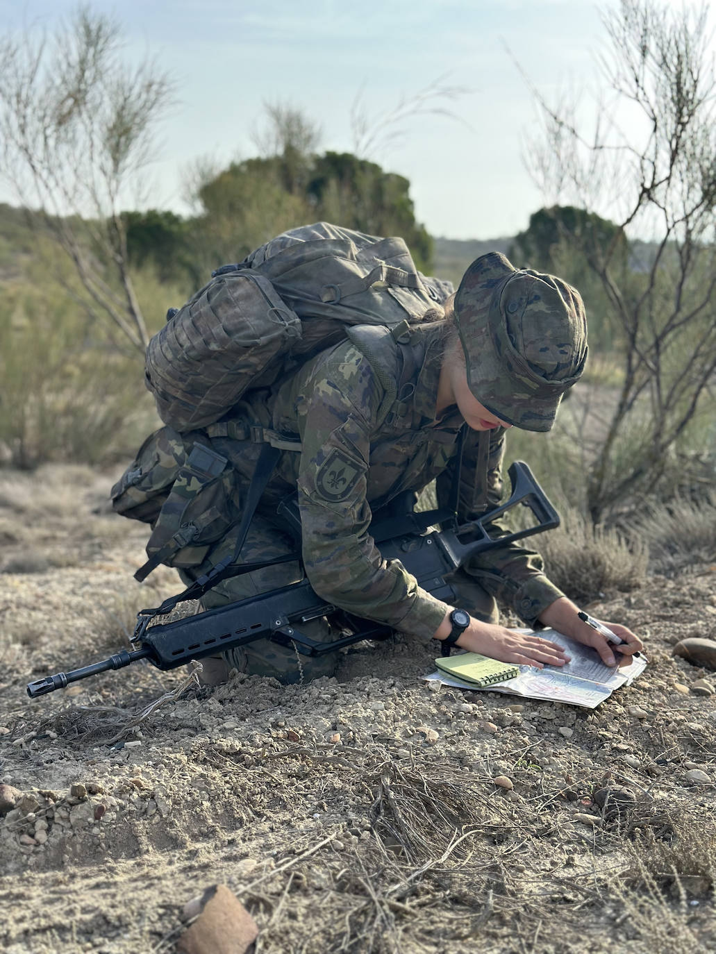 La princesa Leonor, en plena instrucción militar