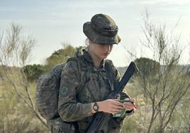 La princesa Leonor, en plena instrucción militar