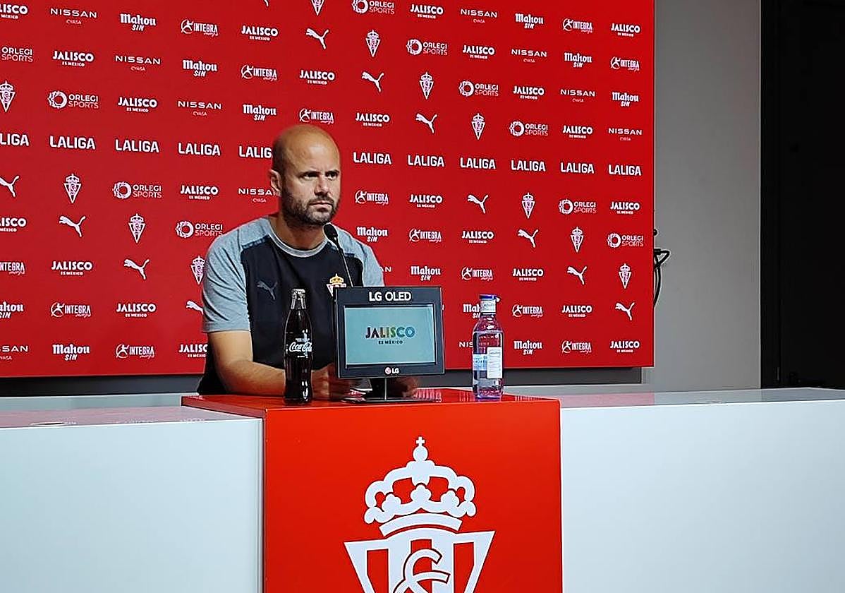 Miguel Ángel Ramírez, este mediodía en Mareo.