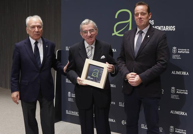 Francisco Rodríguez, Emilio Serrano y Marcelino Marcos Líndez.