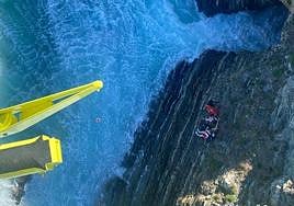 Intervención de Bomberos.