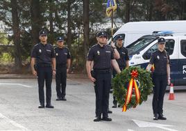 La Policía Nacional rinde honores a sus difuntos