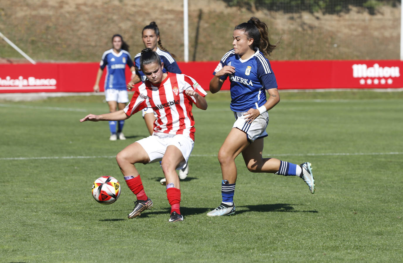 Las mejores imágenes del derbi asturiano femenino Sporting - Oviedo