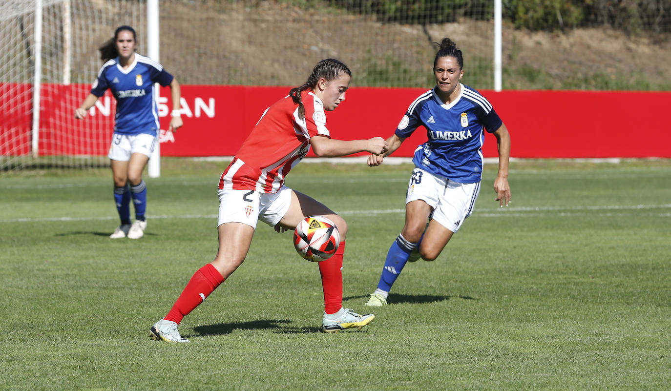 Las mejores imágenes del derbi asturiano femenino Sporting - Oviedo