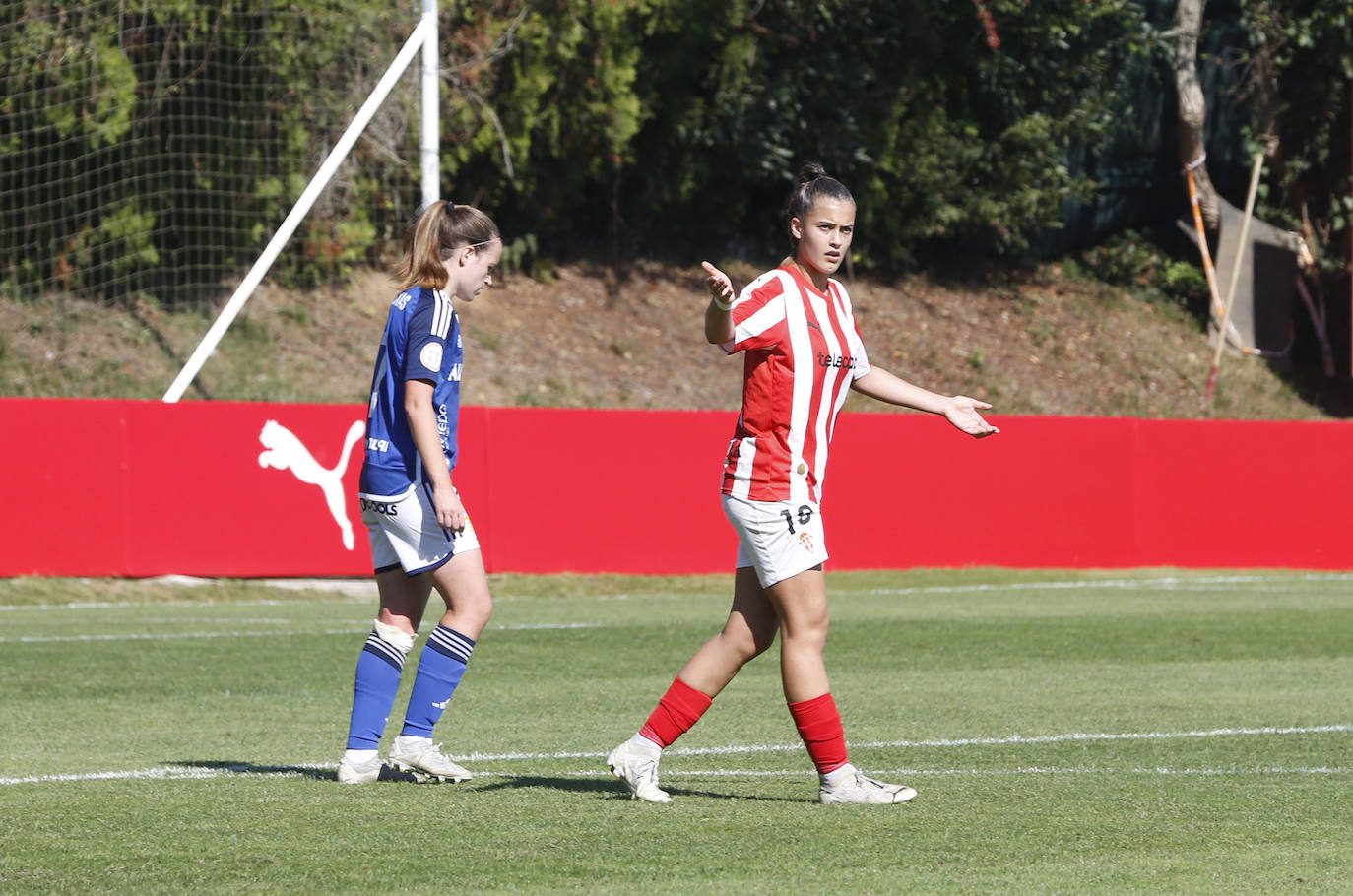 Las mejores imágenes del derbi asturiano femenino Sporting - Oviedo