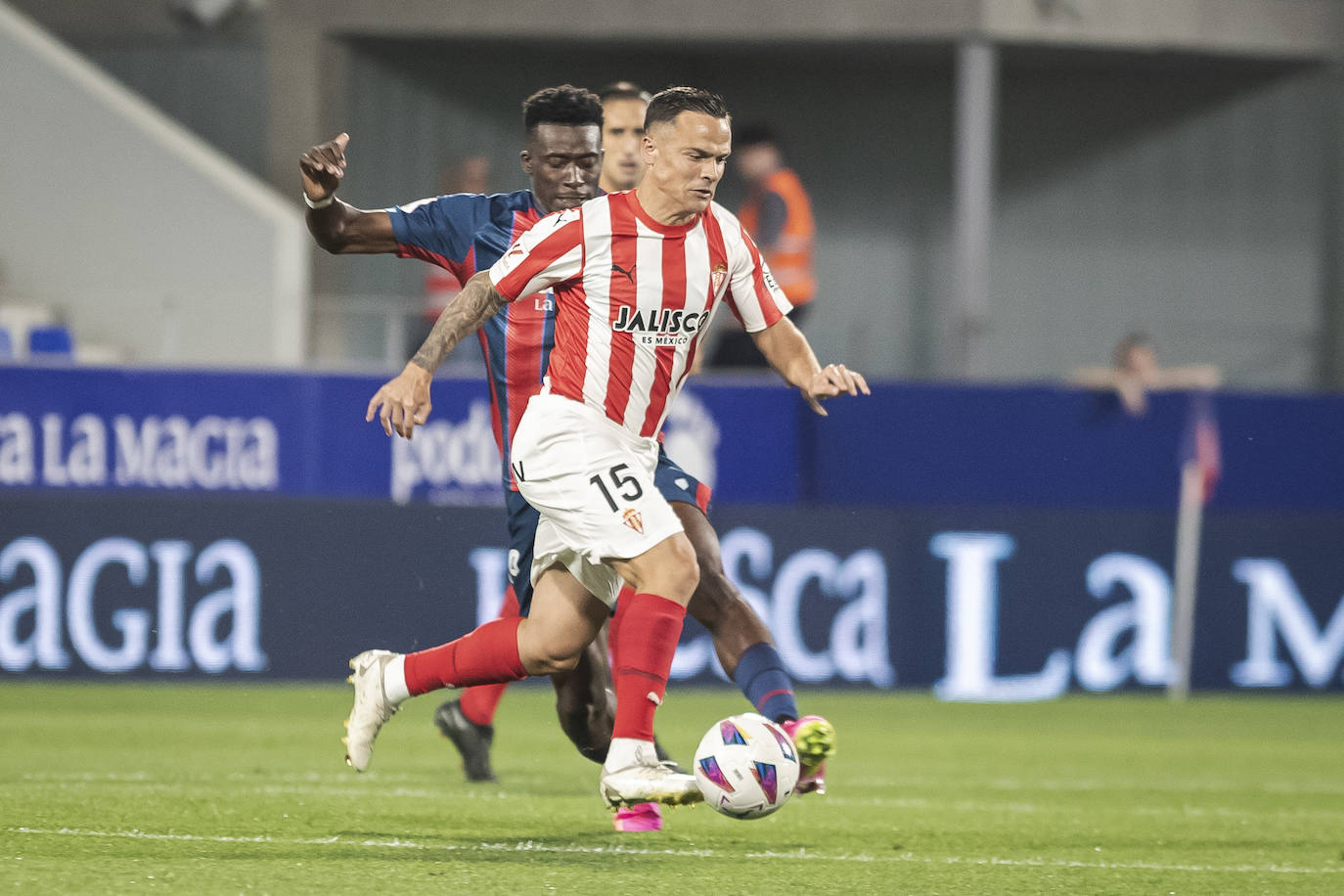 Las mejores imágenes del Huesca - Sporting