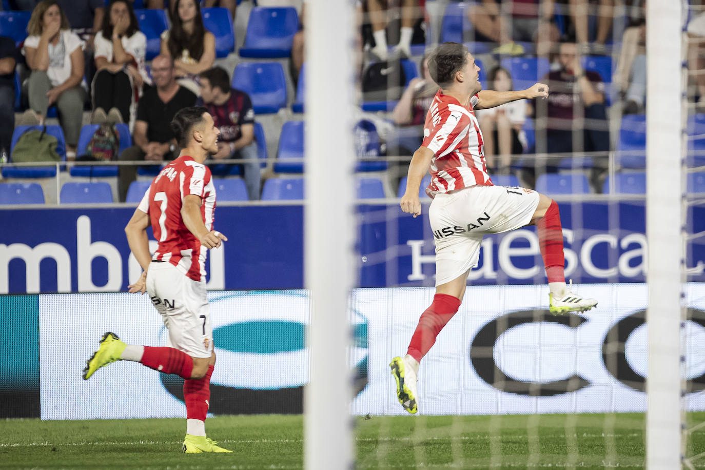 Las mejores imágenes del Huesca - Sporting