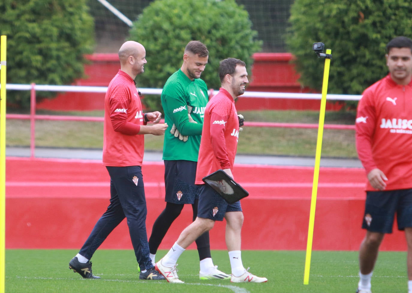 Entrenamiento del Sporting de Gijón (03/10/2023)