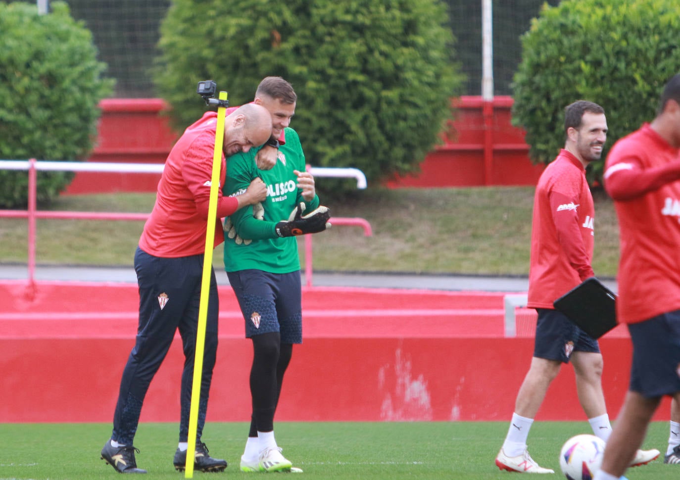 Entrenamiento del Sporting de Gijón (03/10/2023)