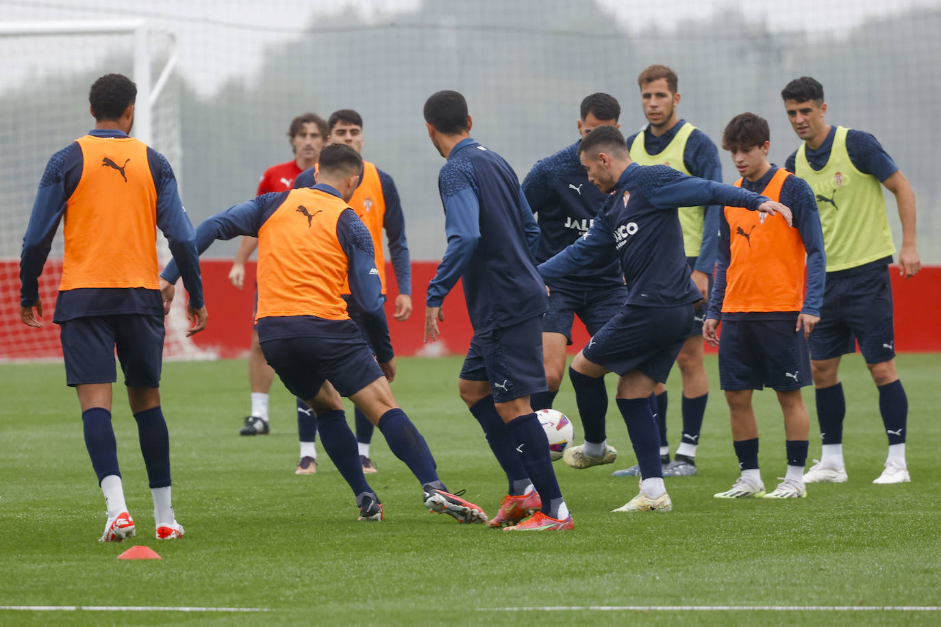 Entrenamiento del Sporting (06/10/23)