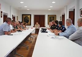 Comisión de violencia de género en el Palacio Marqués de Santa Cruz.