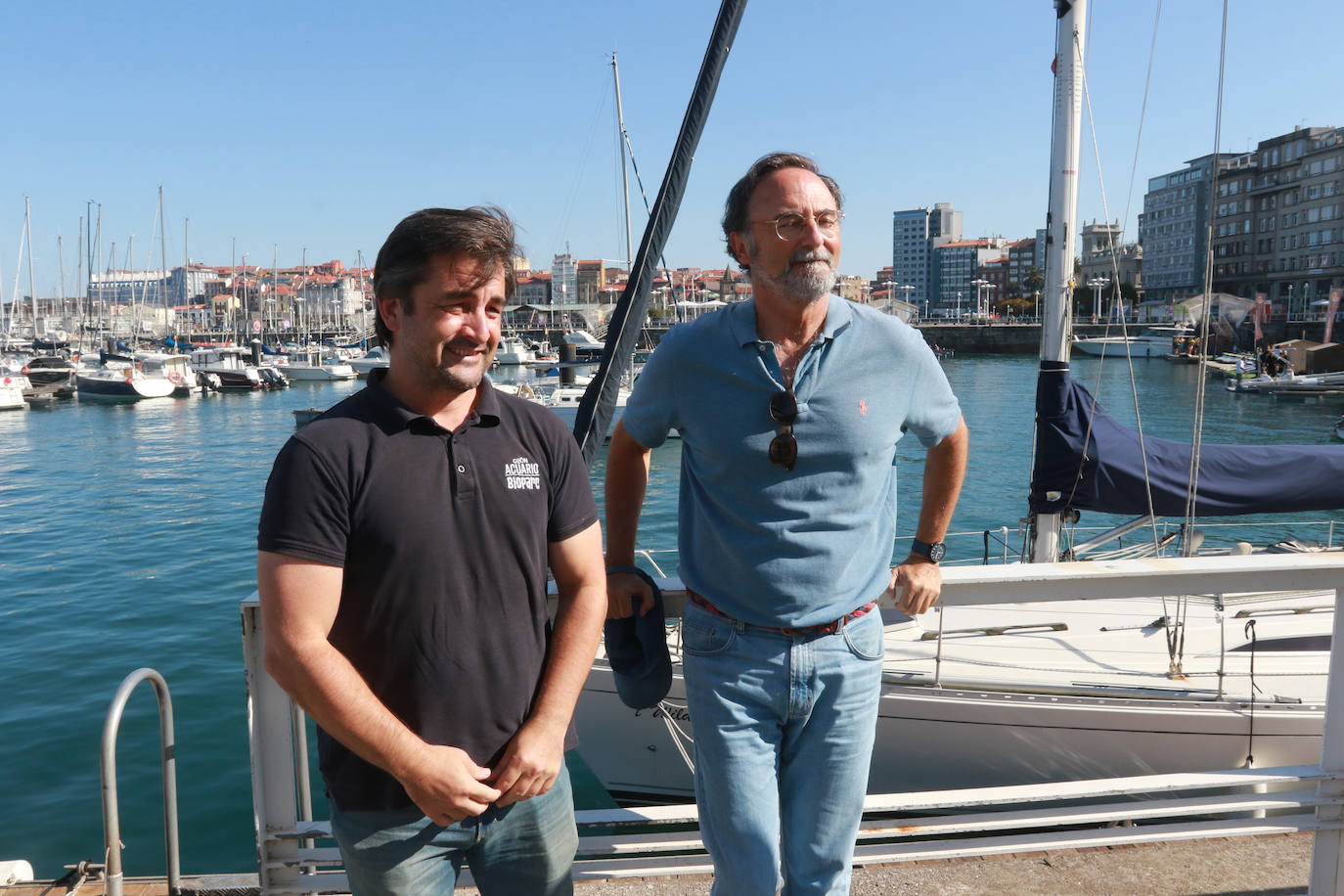 Lo que se esconde bajo el mar en el Puerto Deportivo gijonés