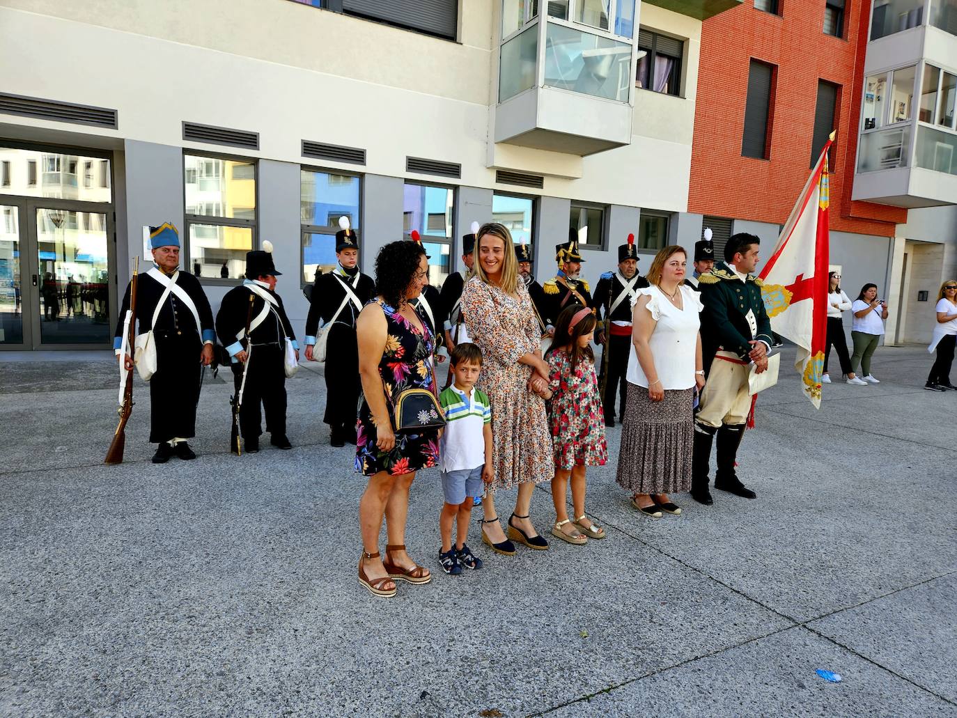 Recreación histórica en Tineo del homenaje al general Riego