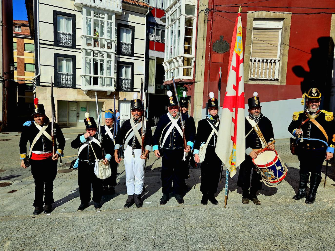 Recreación histórica en Tineo del homenaje al general Riego