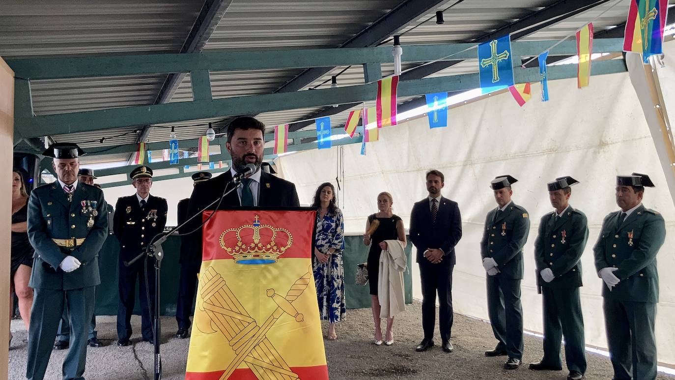 Así ha sido la celebración de la Guardia Civil por su patrona en Luarca