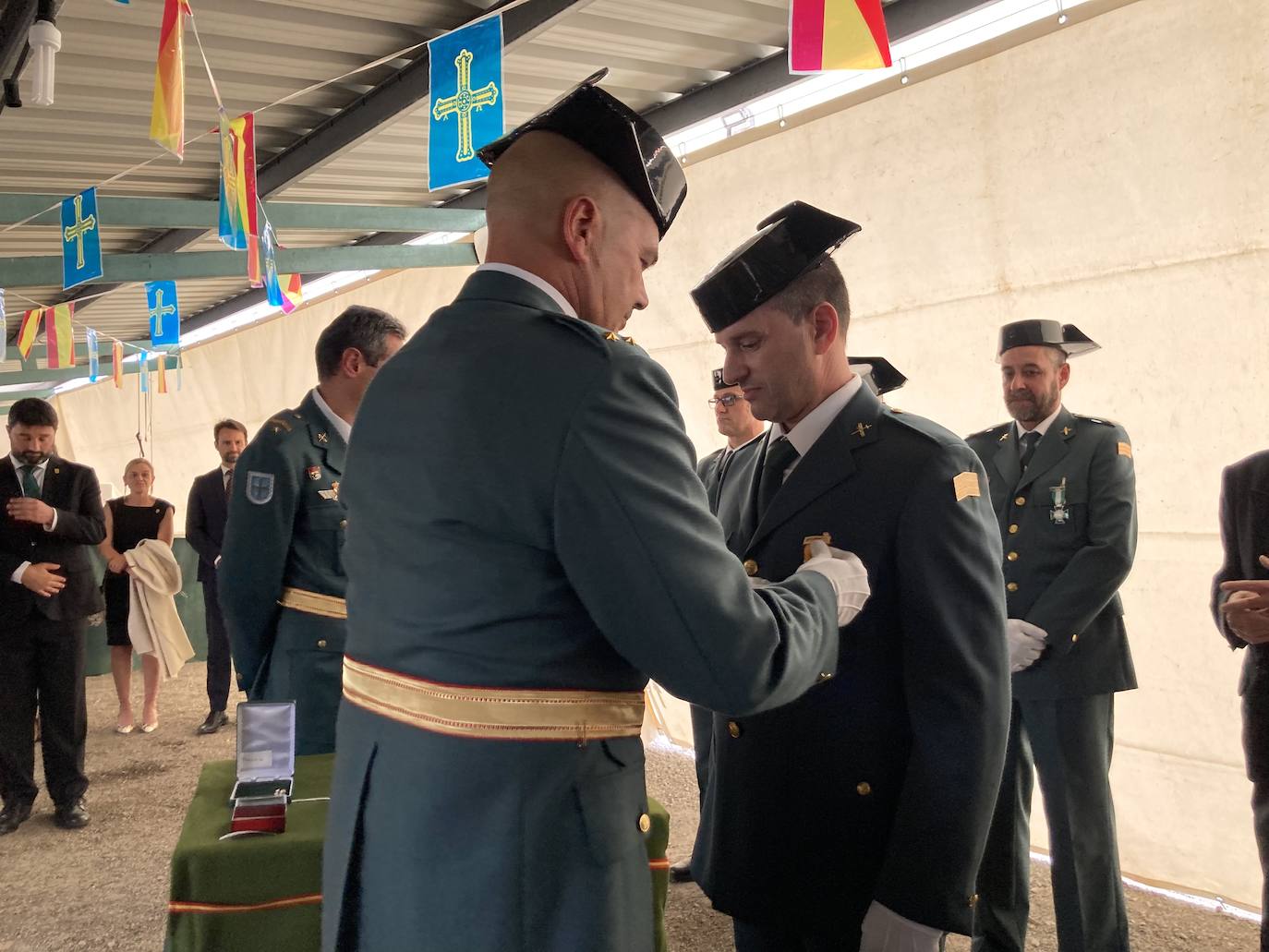 Así ha sido la celebración de la Guardia Civil por su patrona en Luarca