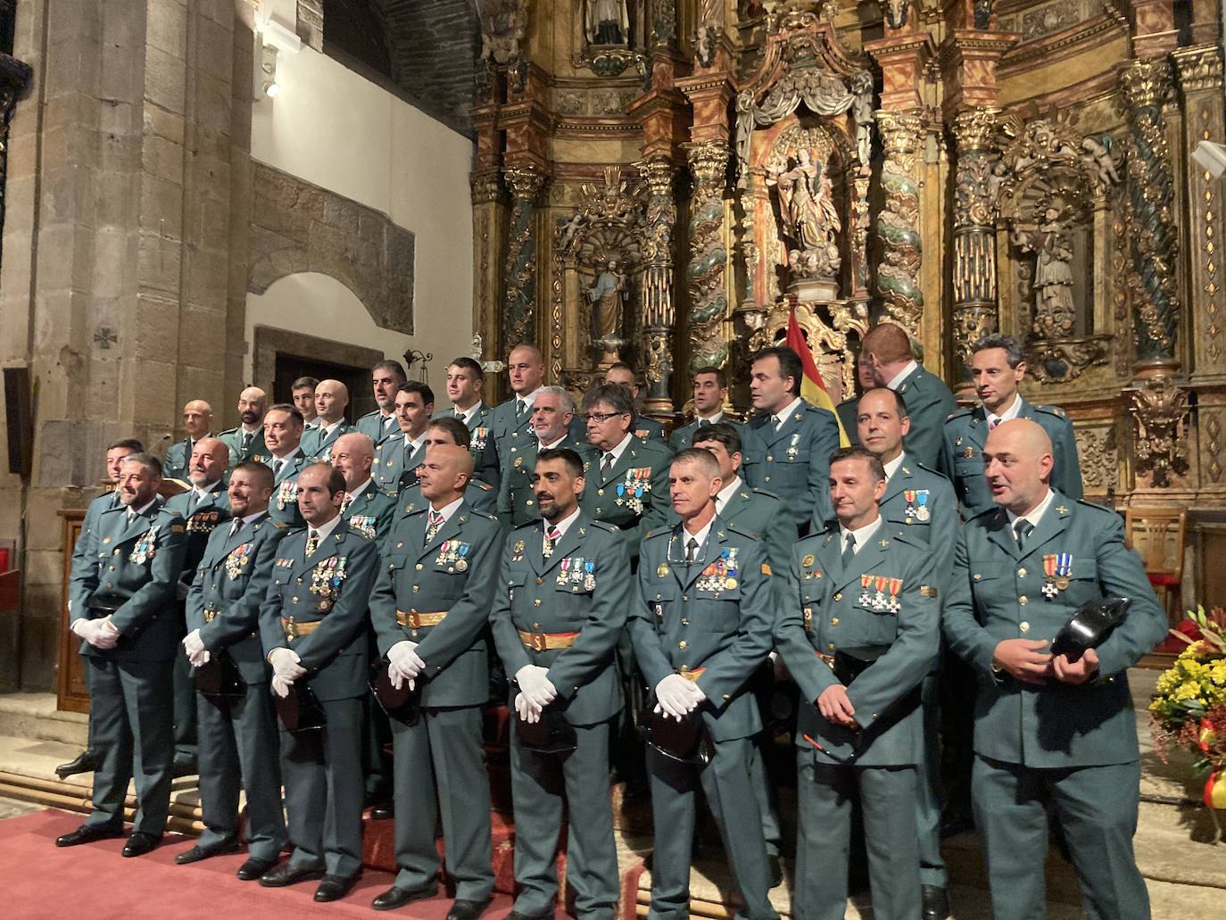 Así ha sido la celebración de la Guardia Civil por su patrona en Luarca