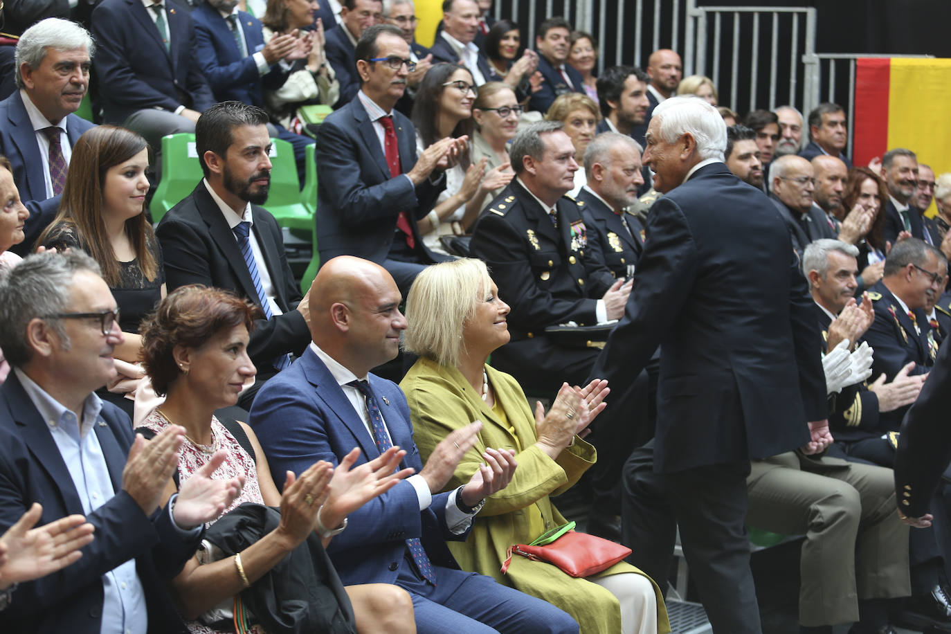 Honores y reconocimientos en Gijón por la patrona de la Guardia Civil