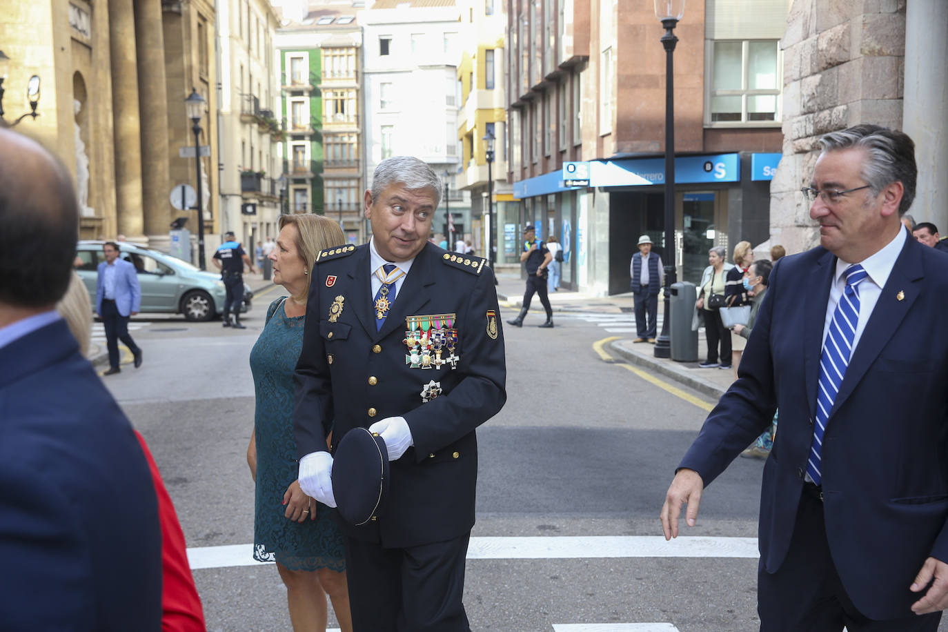 Honores y reconocimientos en Gijón por la patrona de la Guardia Civil