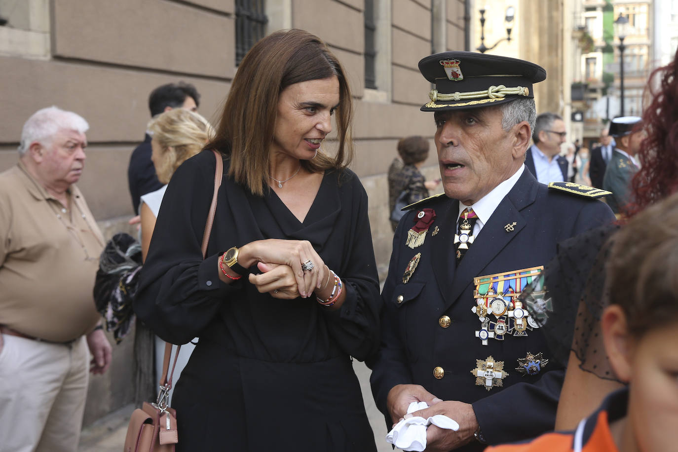 Honores y reconocimientos en Gijón por la patrona de la Guardia Civil