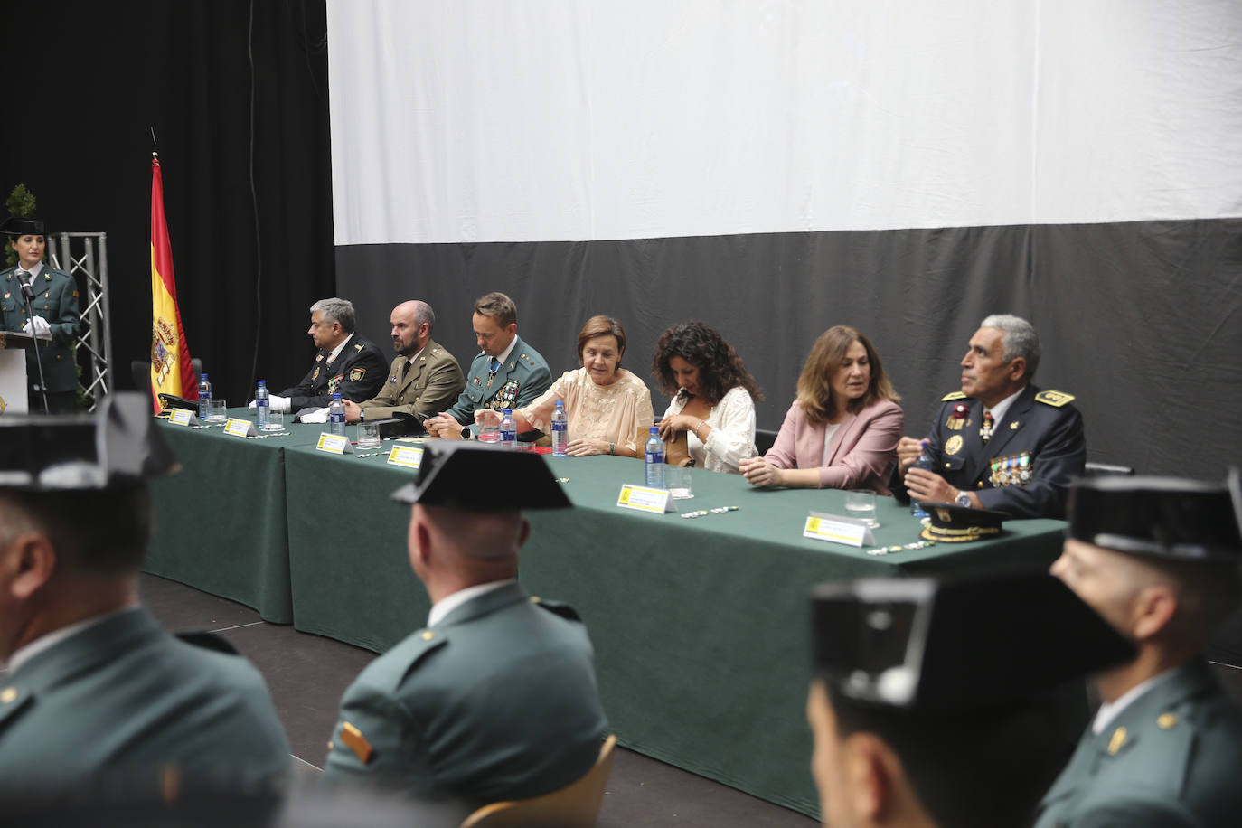 Honores y reconocimientos en Gijón por la patrona de la Guardia Civil