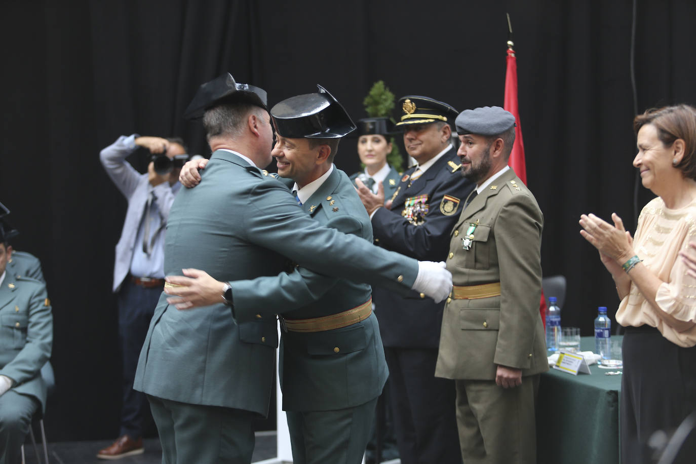 Honores y reconocimientos en Gijón por la patrona de la Guardia Civil