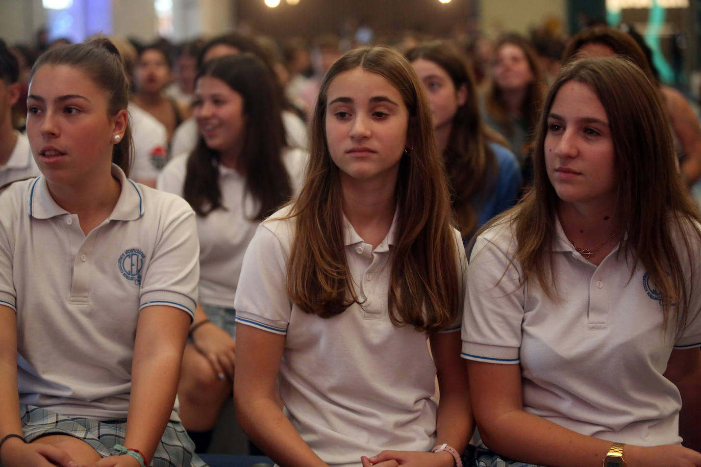 El encuentro de Meryl Streep con alumnos asturianos, en imágenes