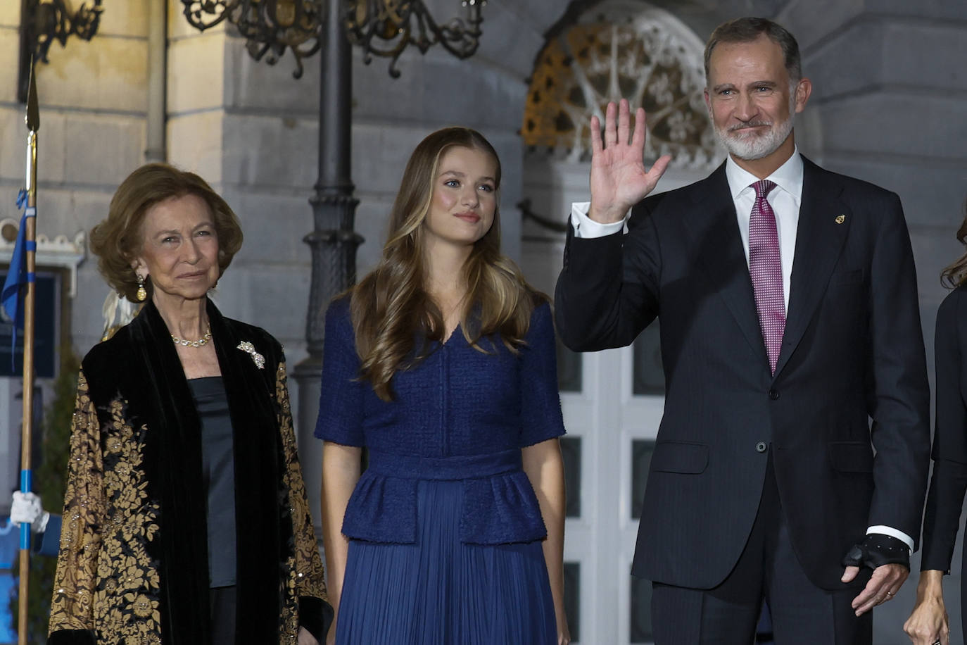 La Princesa Leonor ha lucido un sutil y juvenil maquillaje, muy acorde a su edad. 