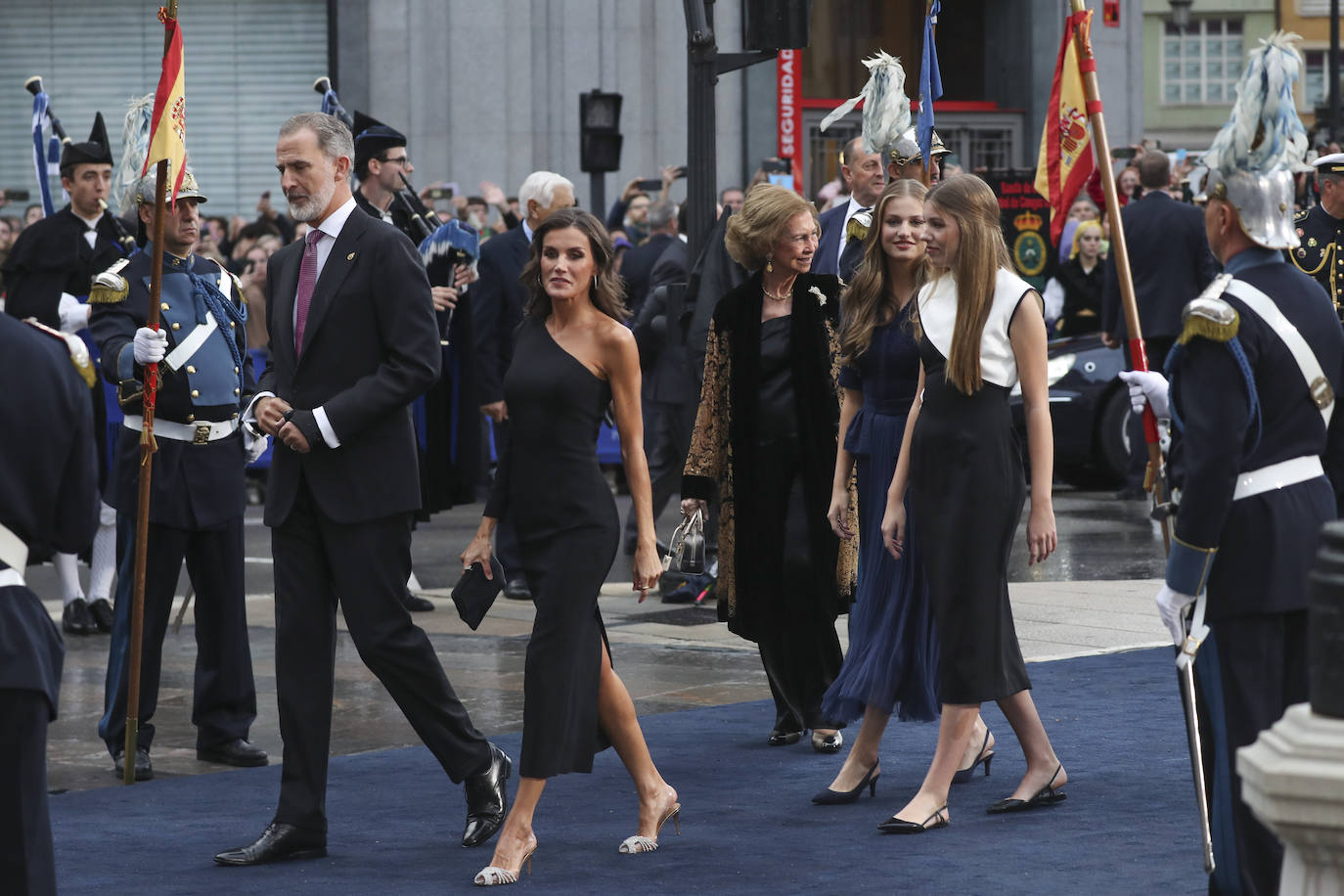 La alfombra azul de los Premios Princesa de Asturias, en imágenes