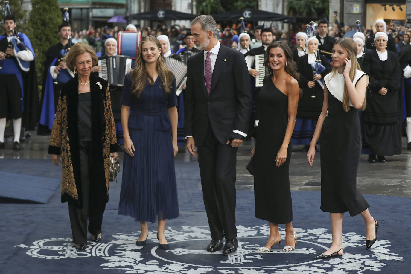 La alfombra azul de los Premios Princesa de Asturias, en imágenes