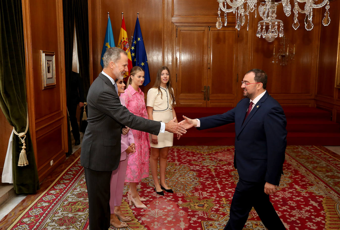 Así ha sido la recepción de la Familia Real en el Reconquista