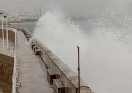 'Aline' entra con fuerza en Asturias