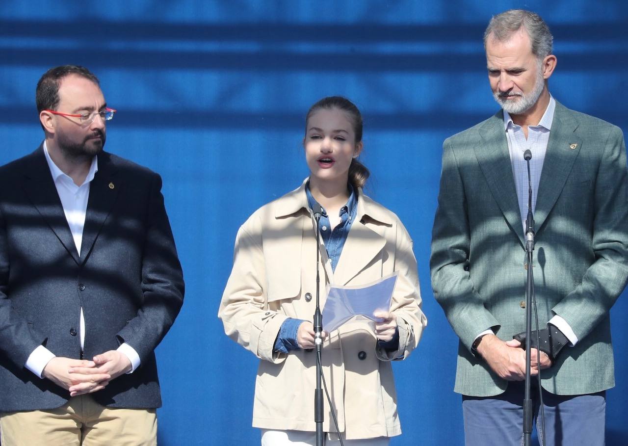 La Familia Real, en Arroes, Peón y Candanal para la entrega del Premio a Pueblo Ejemplar 2023