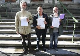 Representantes de la plataforma Salvemos al sanatorio.