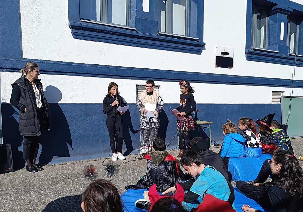 El alumnado agradece el reconocimiento.