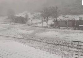 Primera nevada en Fuentes de Invierno