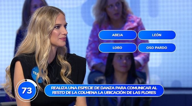 Teresa Baca, en 'Pasapalabra'