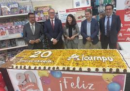 Julio Zapico, Ignacio Iglesias, Silvia Santos, José Ramón Martín Ardines y Jesús López.