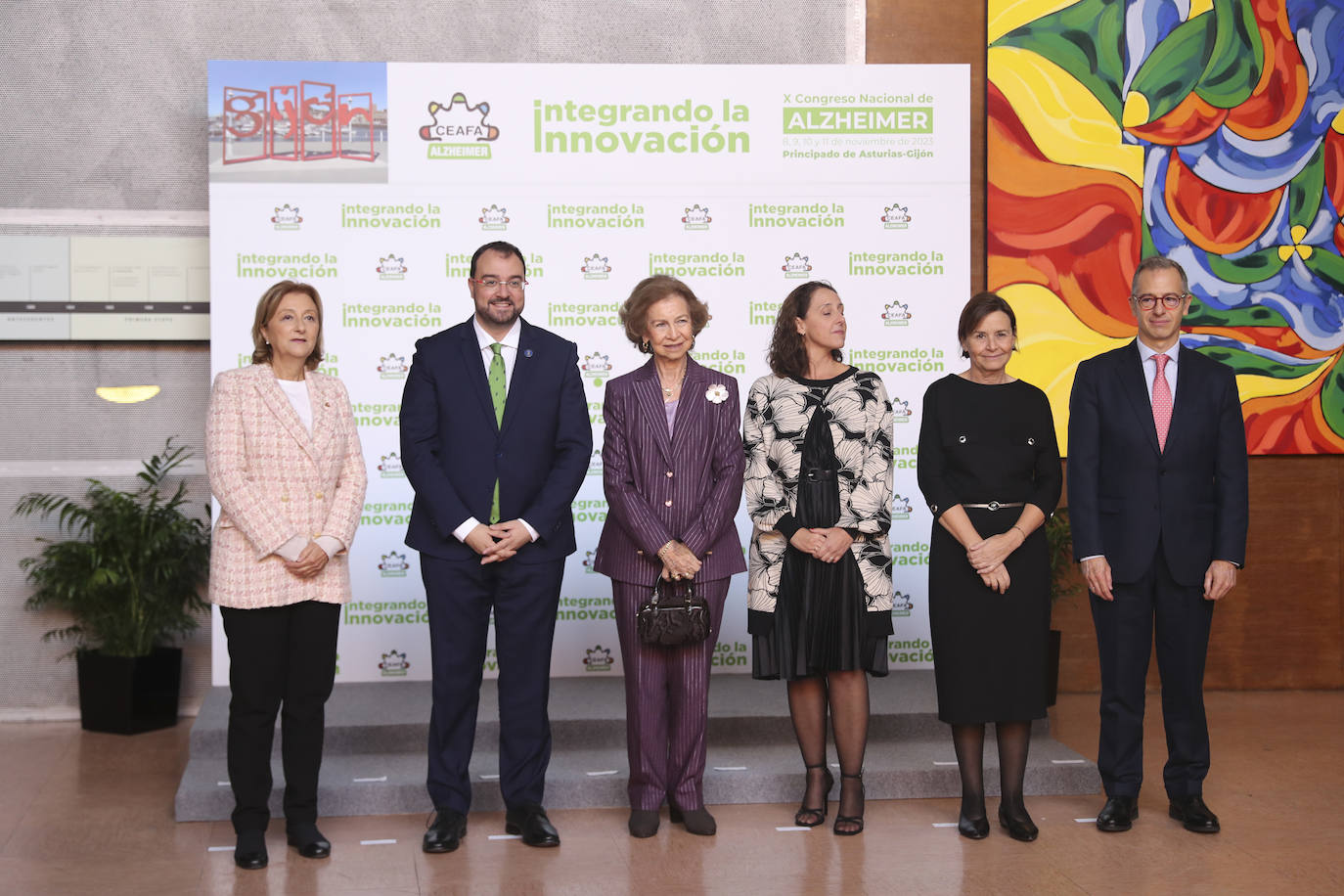 La Reina Sofía inaugura el Congreso Nacional de Alzheimer en Gijón