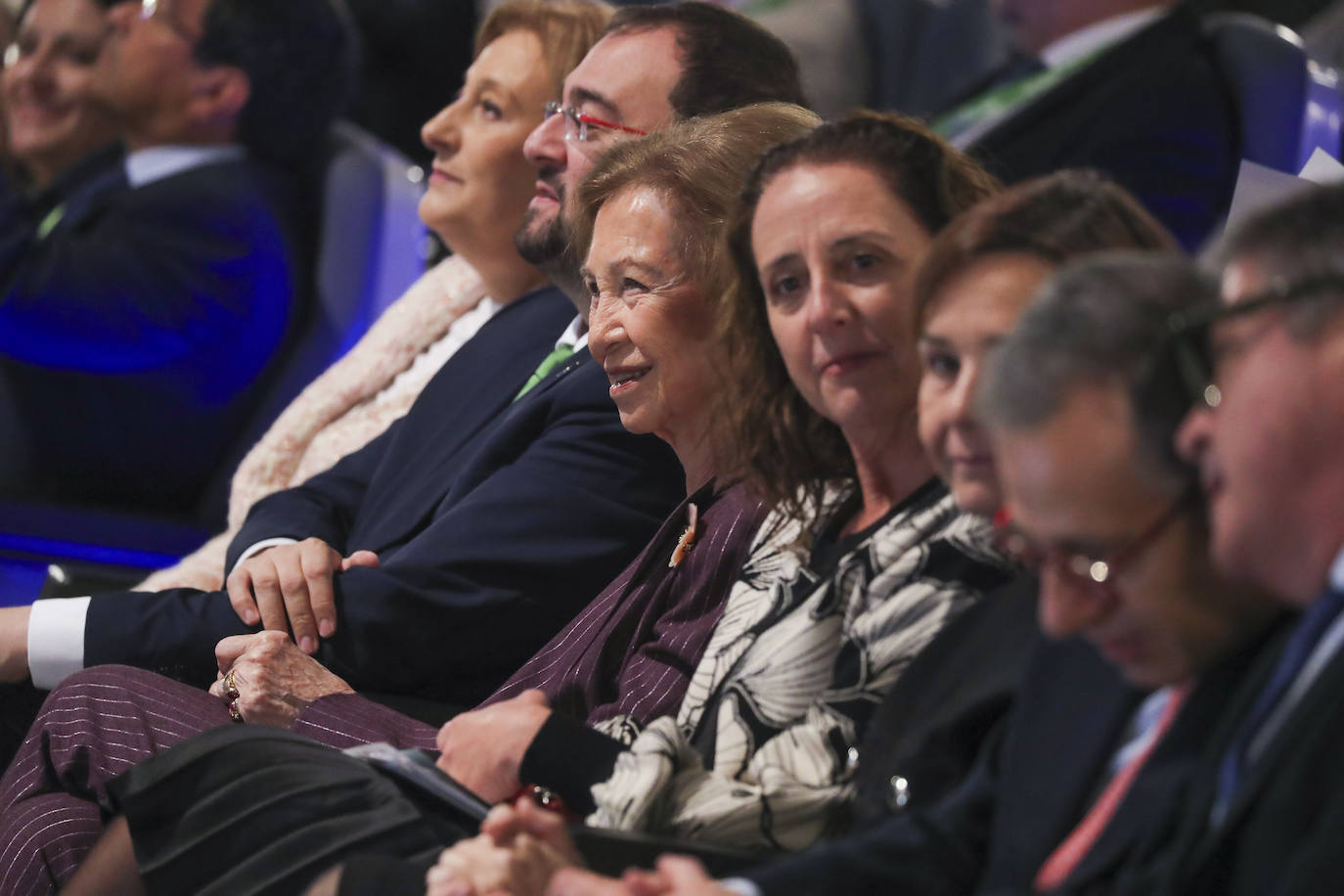 La Reina Sofía inaugura el Congreso Nacional de Alzheimer en Gijón